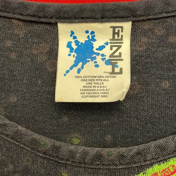 NEW Hand Painted Fish T-Shirt One Size - Picture 4 of 4